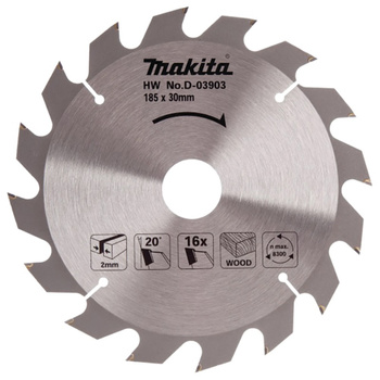 Tarcza tnąca Makita D-03903 do drewna 185x30mm 16Z