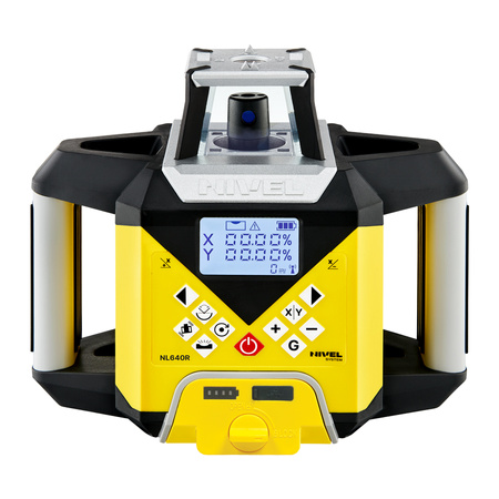 Laser obrotowy Nivel System NL640R Digital + statyw SJJ32 + łata LS-24