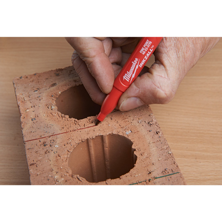 Markery budowlane 4 kolory zestaw Milwaukee 48223106