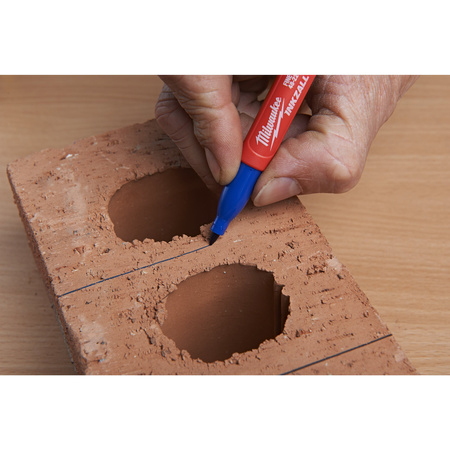 Markery budowlane 4 kolory zestaw Milwaukee 48223106