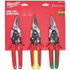 Zestaw Nożyce do cięcia blachy 3szt. Milwaukee 4932499020
