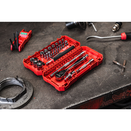 Zestaw nasadek i bitów 1/4" 38szt Milwaukee 4932498381