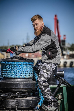 Kurtka męska wiosna-jesień Lahti Pro szara, rozmiar L