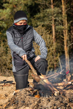 Bluza ocieplana pikowana Lahti Pro szara, rozmiar 3XL