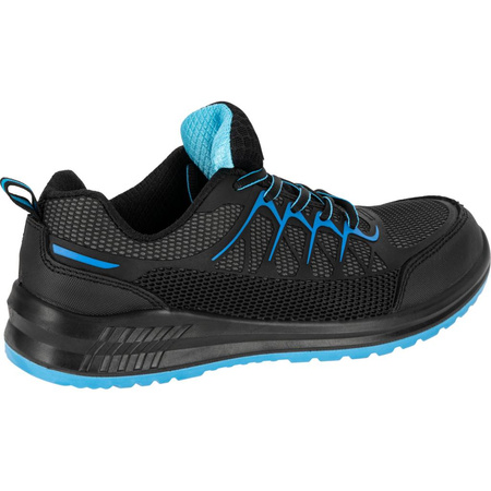 Półbuty robocze S1P SRC podnosek stalowy Lahti Pro czarno-niebieskie, rozmiar 41