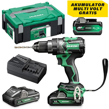 Wiertarko-wkrętarka udarowa HiKOKI DV18DC WHZ