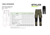 Spodnie robocze Stalco Stretch Line czarne, rozmiar M