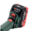 Akumulatorowa szlifierka kątowa z płaską głowicą Metabo WVBF 18 LT BL 11-125 Quick (601307840)