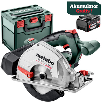 Akumulatorowa ręczna pilarka tarczowa Metabo MKS 18 LTX BL 58 (600773840)