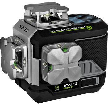 Laser krzyżowy 3D zielony Stalco LLP3DG