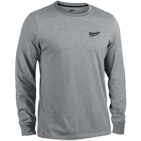 Koszulka t-shirt z długim rękawem szara HT LS GR M Milwaukee 4932492989