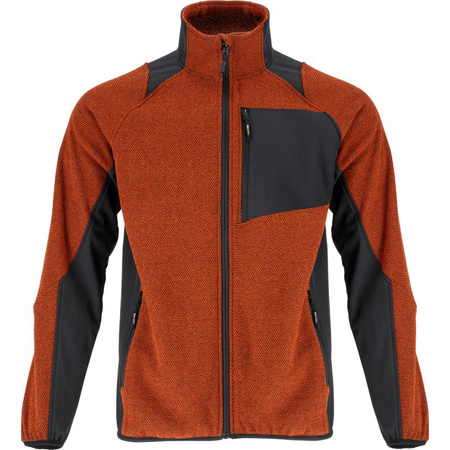 Bluza zapinana na suwak L4015301 Lahti Pro ceglasto-czarna, rozmiar S