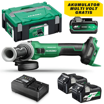 Szlifierka kątowa akumulatorowa Hikoki G3613DVE WQZ