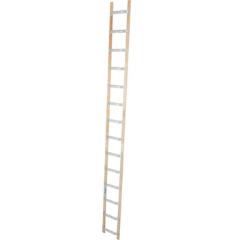 Drewniano aluminiowa drabina dachowa KRAUSE Stabilo 3,90m 1x14