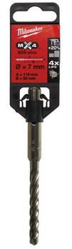 Wiertło SDS-Plus Milwaukee MX4 7x115x50mm