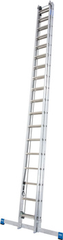 Drabina rozsuwana linką ze szczeblami, dwuelementowa KRAUSE Stabilo 9,85m 2x18
