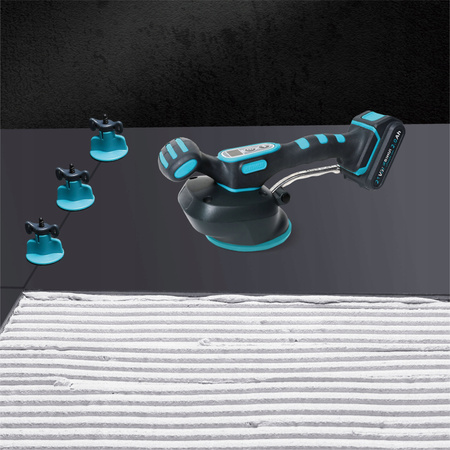 Akumulatorowy dobijak wibracyjny do płytek z przyssawką BIHUI LFTBA-PLUS