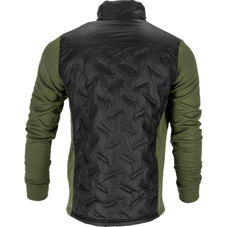 Bluza ocieplana pikowana Lahti Pro zielono-czarna, rozmiar 3XL