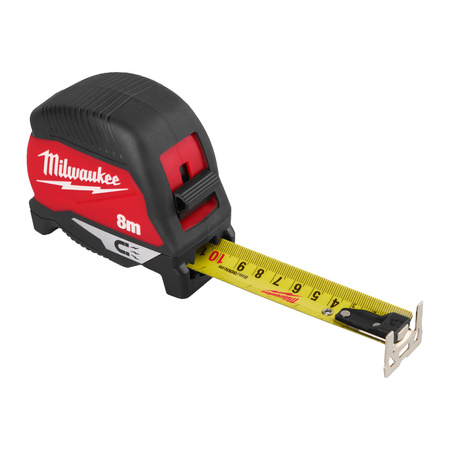 Miara zwijana metrówka 8m Premium Magnetic Gen 4 Milwaukee (4932498770)