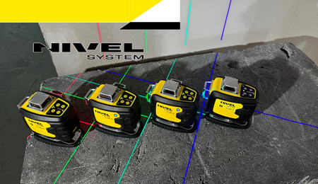 Zielony laser krzyżowy NIVEL SYSTEM CL4D-G