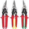 Zestaw Nożyce do cięcia blachy 3szt. Milwaukee 4932499020