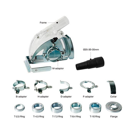 Przystawka do odpylania 115-125mm BIHUI TDBC