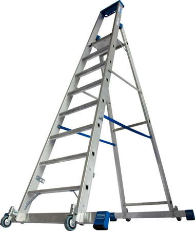 Drabina wolnostojąca, jezdna ze stabilizatorami KRAUSE Stabilo 3,90m 1x8