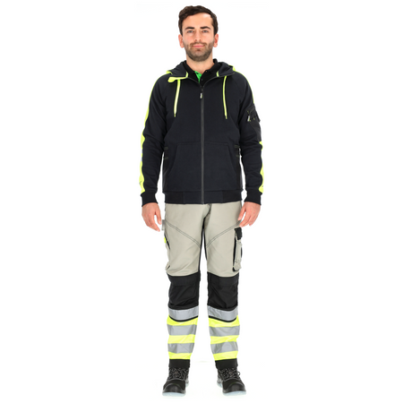 Bluza męska Stalco Mechanick czarna, rozmiar L