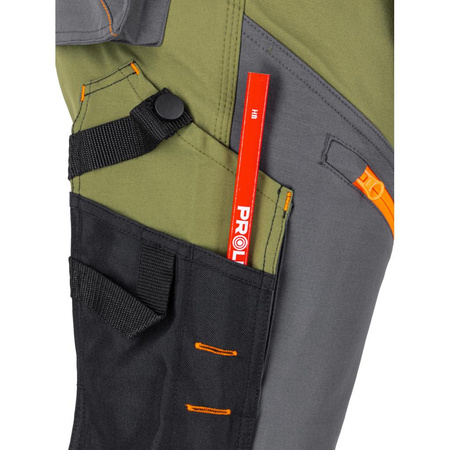 Spodnie robocze do pasa Stretch Lahti Pro zielone, rozmiar S