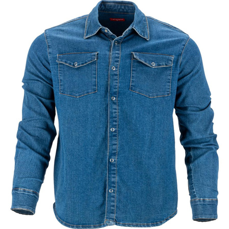 Koszula jeansowa Lahti Pro niebieska, rozmiar M