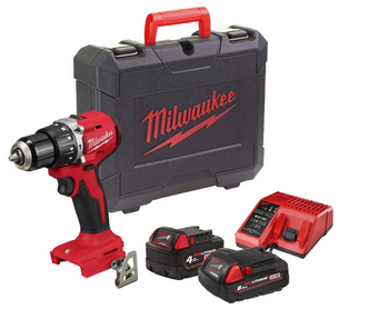 Kompaktowa bezszczotkowa wiertarko-wkrętarka z udarem M18BLPDRC-422C Milwaukee 4933492825