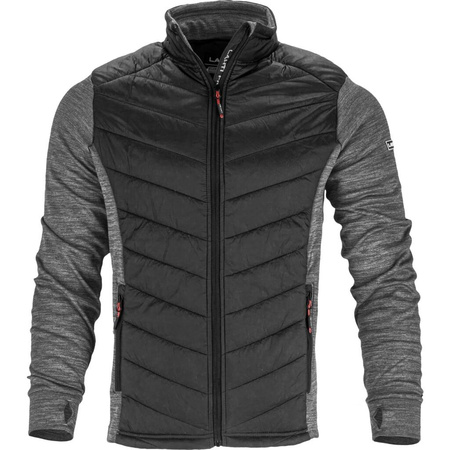 Bluza ocieplana pikowana Lahti Pro szara, rozmiar 3XL