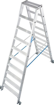 Drabina dwustronna, jezdna ze stopniami KRAUSE Stabilo 3,90m 2x10