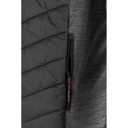 Bluza ocieplana pikowana Lahti Pro szara, rozmiar 3XL