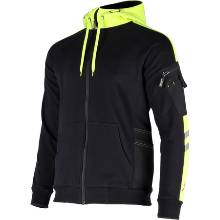 Bluza męska Stalco Mechanick czarna, rozmiar L