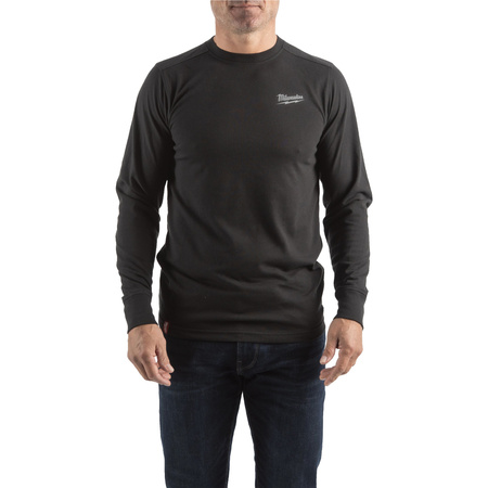 Koszulka t-shirt z długim rękawem czarny HT LS BL XL Milwaukee 4932492986