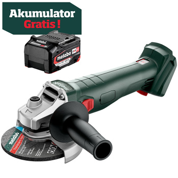 Akumulatorowa szlifierka kątowa Metabo W 18 L 9-125 Quick (602249850)