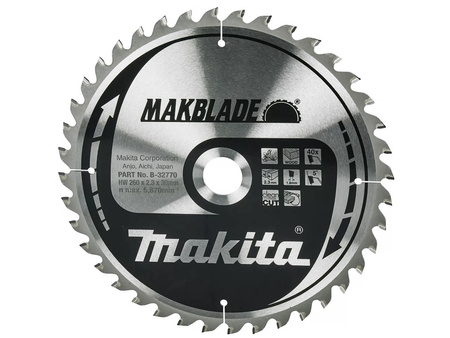 Tarcza tnąca Makita B-32770 do drewna 260x30mm 40Z