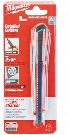 Nóż z ostrzem łamanym 9mm Milwaukee 48221960