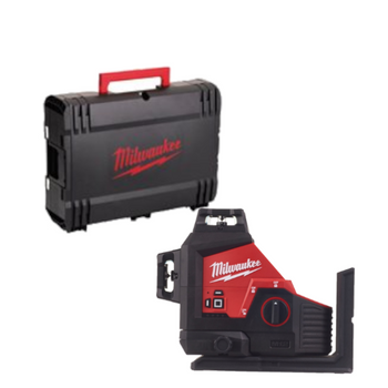 Laser zielony 3-płaszczyznowy 360° akumulatorowy zielona wiązka M123PL-0C Milwaukee 4933478103