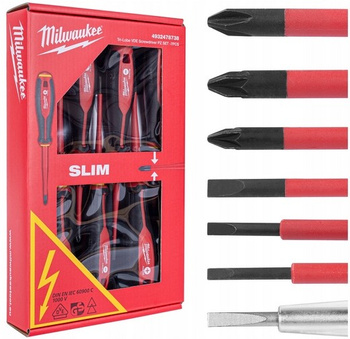 Zestaw wkrętaków VDE  7sztuk Milwaukee