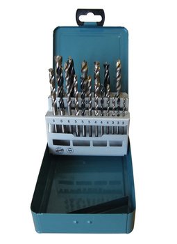Zestaw 18 wierteł (do drewna, metalu, betonu) Makita D-46202