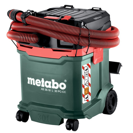 Odkurzacz akumulatorowy Metabo AS 36-18 L 30 PC-CC (602073850)