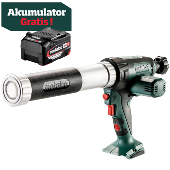 Akumulatorowy pistolet do nakładania klejów i past Metabo KPA 18 LTX 400 (601206850)