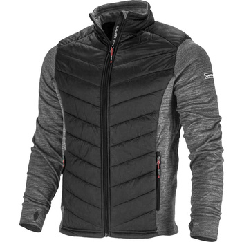 Bluza ocieplana pikowana Lahti Pro szara, rozmiar L