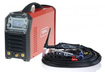 Spawarka inwertorowa z wyświetlaczem EXPERT TIG 220 AC/DC PULSE LCD +zestaw TIG IDEAL