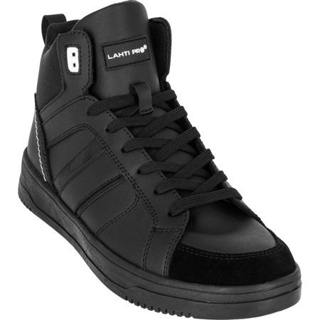 Trzewiki skórzane za kostkę Lahti Pro L3012944 czarne, rozmiar 44
