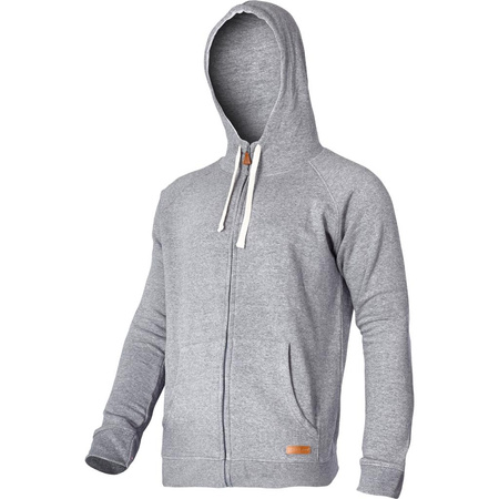 Bluza z kapturem na suwak Lahti Pro szara, rozmiar 3XL