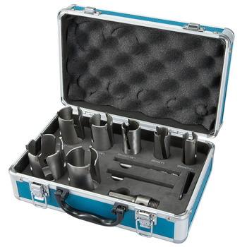 Zestaw otwornic uniwersalnych w walizce 9 szt. Makita D-51297