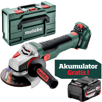 Akumulatorowa szlifierka kątowa Metabo WVB 18 LTX BL 15-125 Quick (601731840)